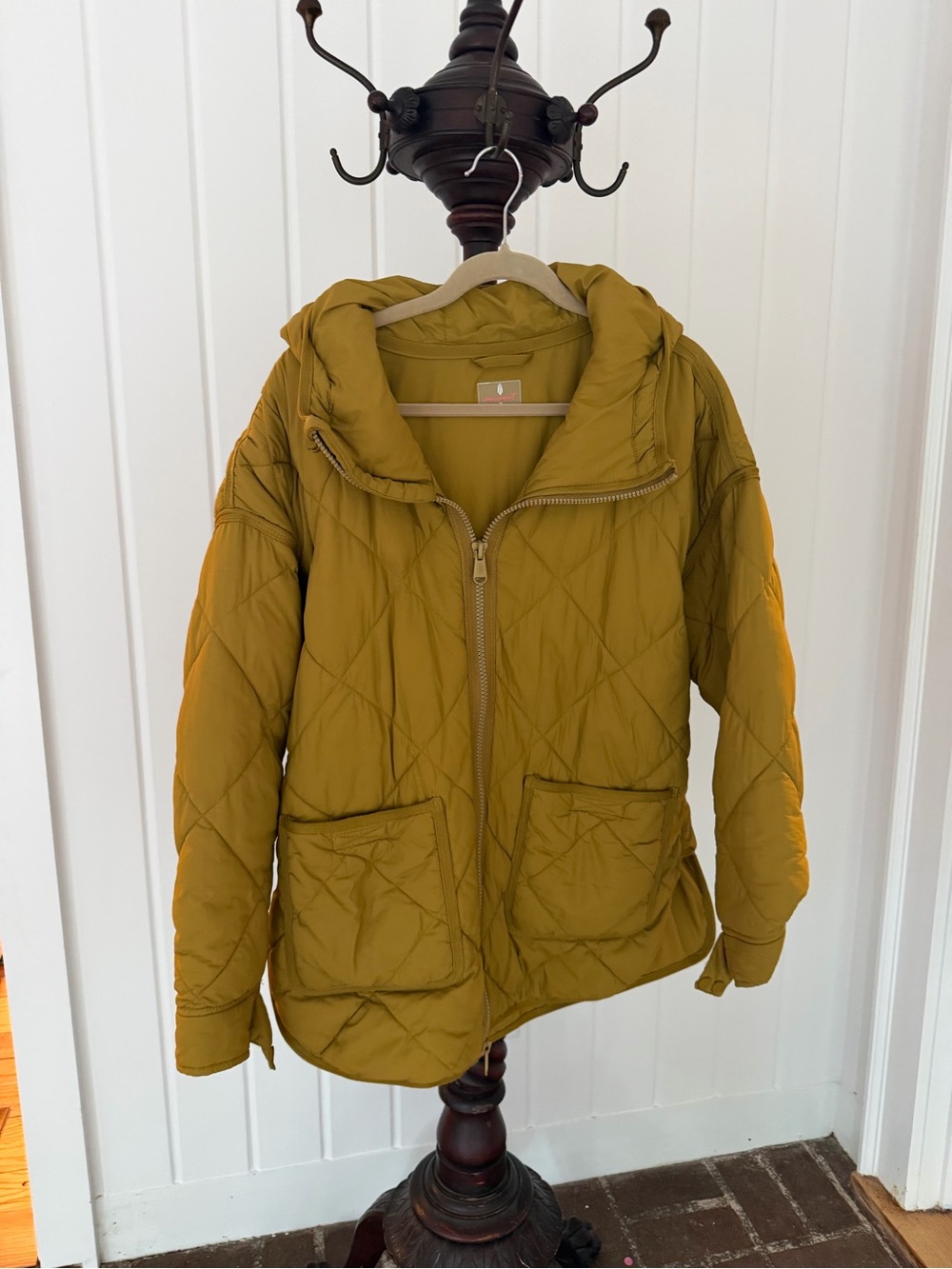 FP Movement by Free People "Pria" Packable Puffer Jacket – Himalayan Smoke (Size